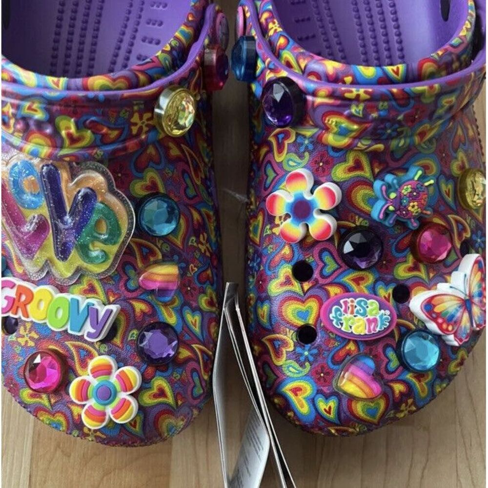 NEW in Box Croc X Lisa Frank Limited Edition Women's 10 - Picture 3 of 9